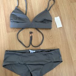 Bikini Set Size S Color Gray