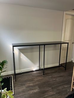 Tall narrow long kitchen dining bar entry way table