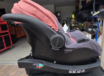 Evenflo LiteMax Infant Car Seat – Shasta Pink & Charcoal (Expires 2030)