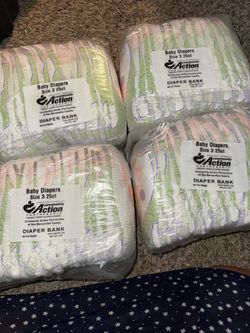 Free size 3, baby diapers 100 count
