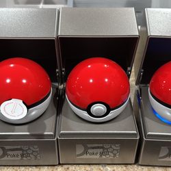 Pokeball Replicas X3 Excellent Condition