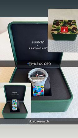 BAPE x SWATCH TOKYO COLLAB