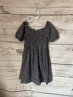 Girls cat & Jack Charcoal gray dress size 7/8