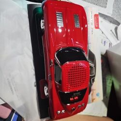 Corvette Bluetooth Speaker! New And Loud! In Red