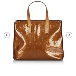 Louis Vuitton Brown Monogram Vernis Reade PM Bag