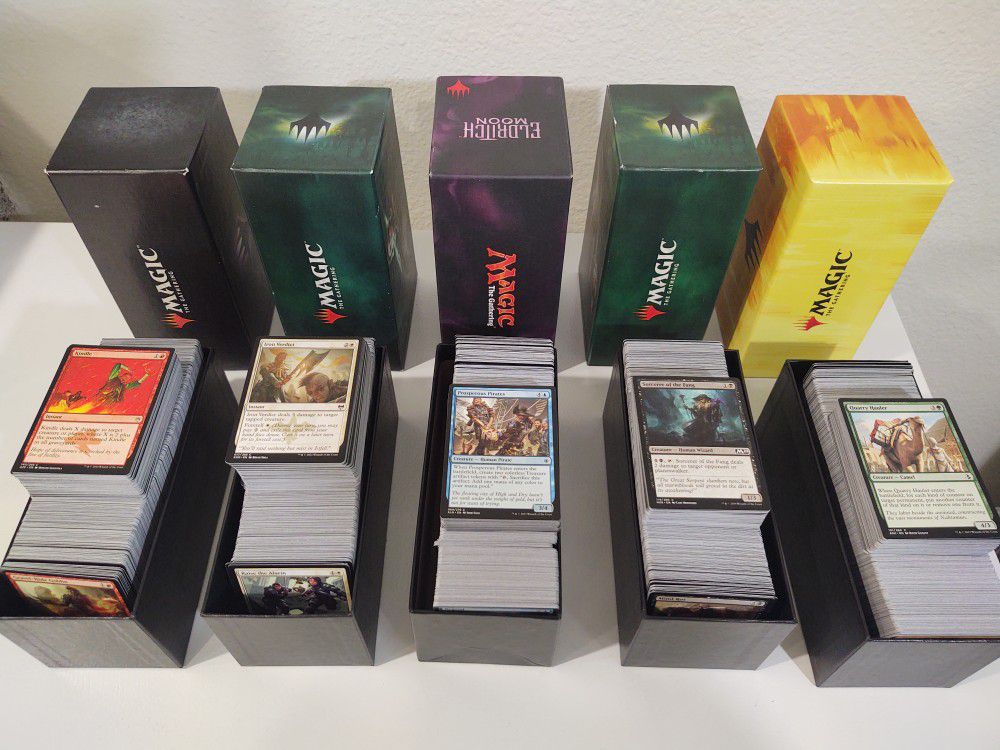 MTG 2750 Common Cards (550 Each Color)