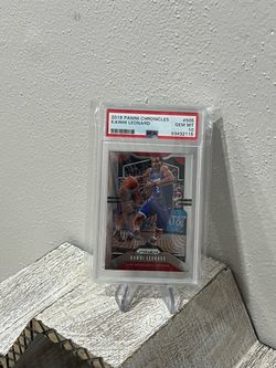 2019 PANINI CHRONICLES PRIZM KAWHI LEONARD #505 PSA 10 GEM MINT L.A CLIPPERS