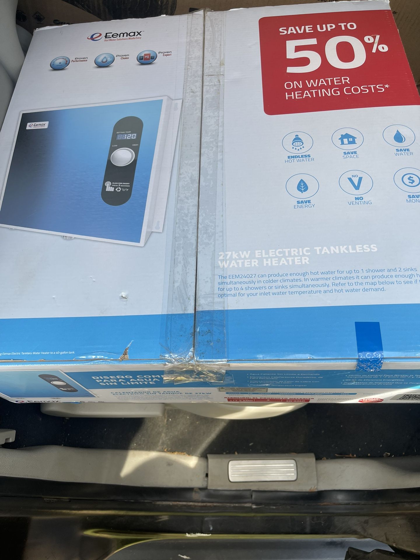 18k Eemax Tankless Water Heater