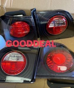 #50 Fit For 1996-00 HONDA CIVIC  2 door JDM Altezza BLACK TAIL LIGHTS Taillight Pair 4 Piece Set