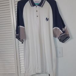 Vintage 90s New York Yankees Starter polo shirt 