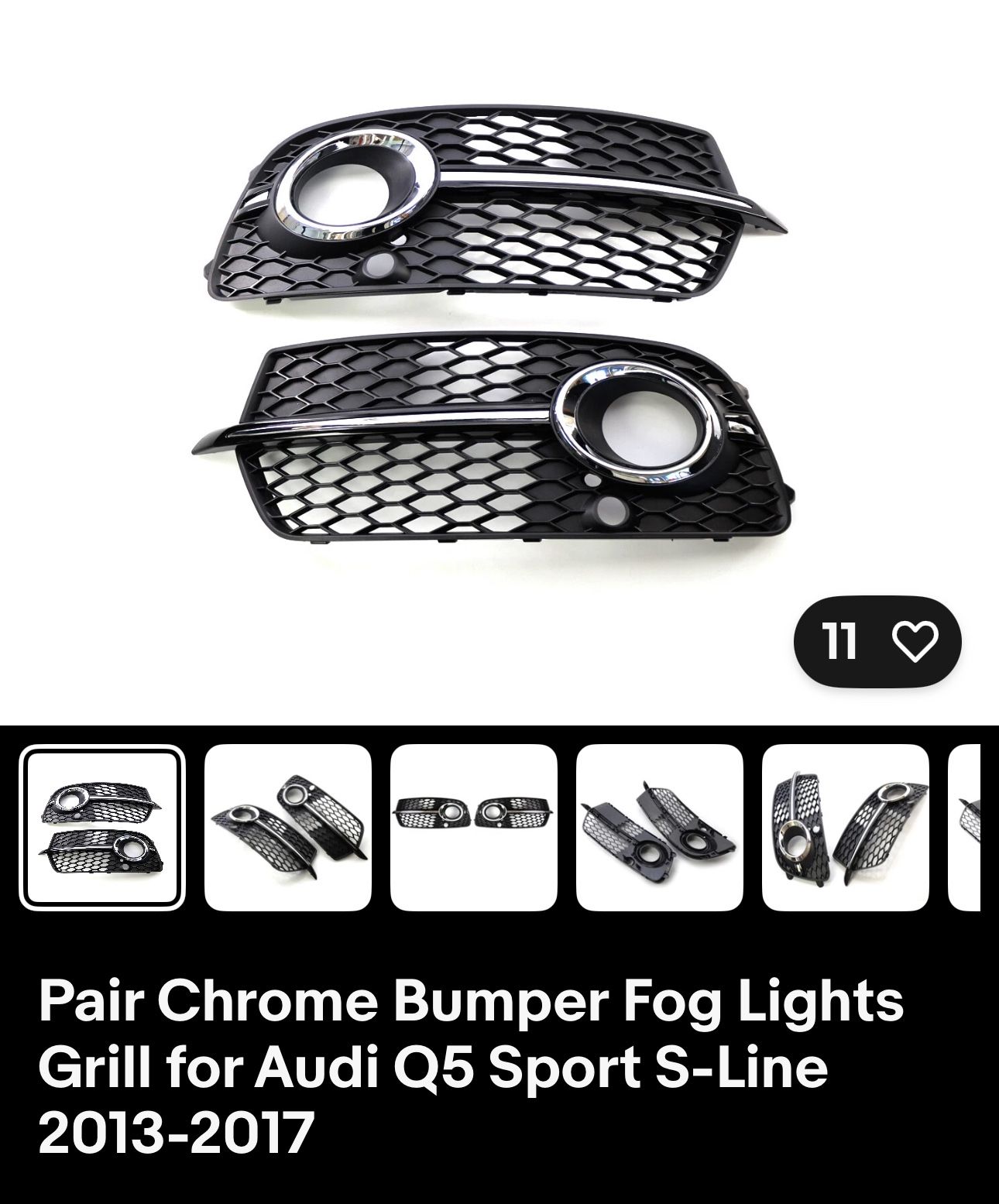 Audi Q5 Fog lights Grille