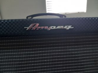 Early model electric guitar amplifier