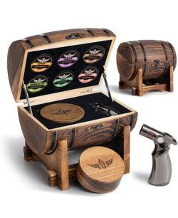Whiskey Smoker Kit with Charred Wood Barrel (Patent Pending) – Cocktail Smoker