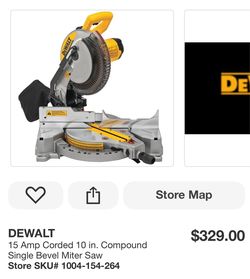 Dewalt miter saw
