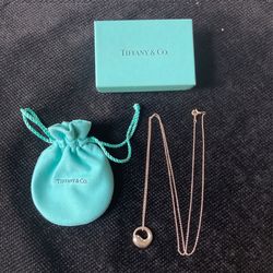 Tiffany Endless Circle Long Necklace 