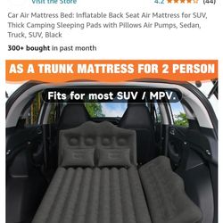 CAR SUV AIR MATTRESS WITH ELECTRIC AIR PUMP $45