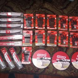 MILWAUKEE BLADES -OSCILLATING & SAWZALL +DIABLO TABLE SAW BLADES