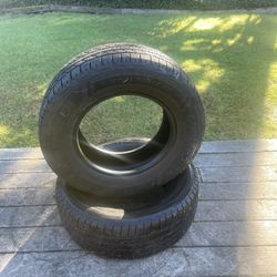 2 used 235/65R16C tires in amazing condition 
