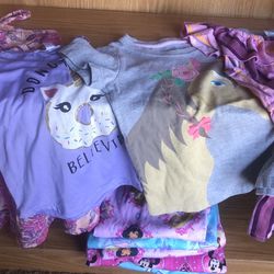 Toddler Girls Clothes 2T & 3T - Flannel Nightgowns 