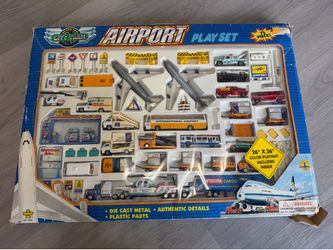 Vintage Realtoy Action Pack “City Team" 75-Piece Deluxe Airport Play Set