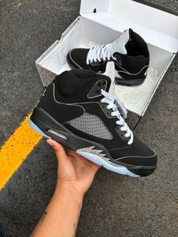Jordan 5s Black Metallic