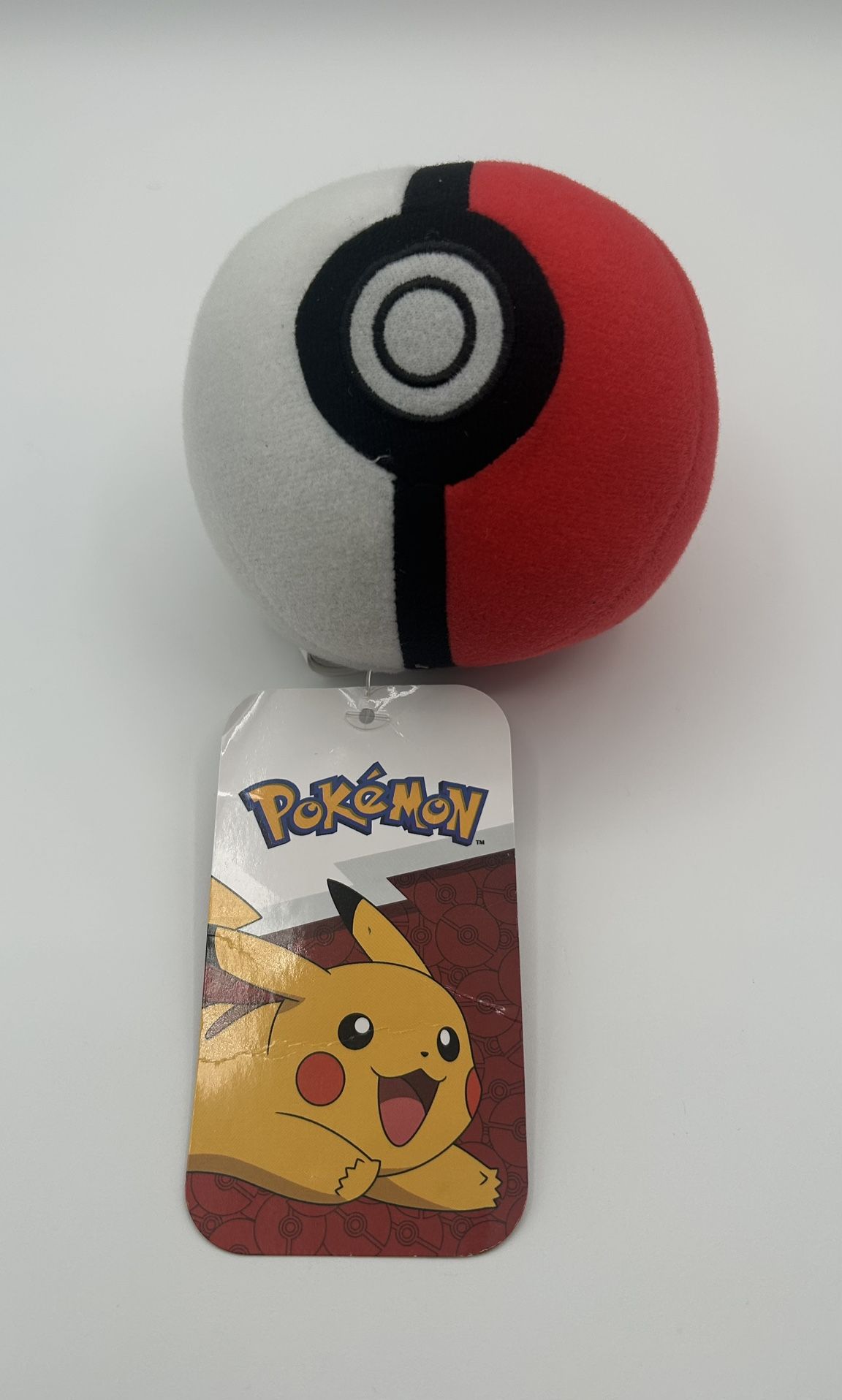Pokemon Pokeball Plush 4” TOY FACTORY Poke Ball NEW w/Tags