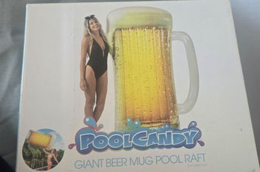 PoolCandy Giant Beer Mug Pool Raft 72in