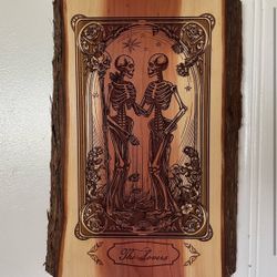 Tarot Lovers Hanging Wall Art 