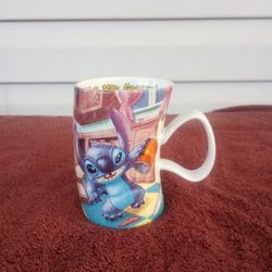 Disney Stitch Have You Guessed I Haven't Had My Coffee Yet Mug Curved Crooked