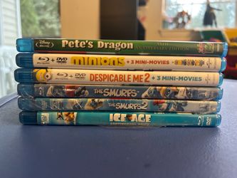 Lot of 6 Kids Blu-ray Movies