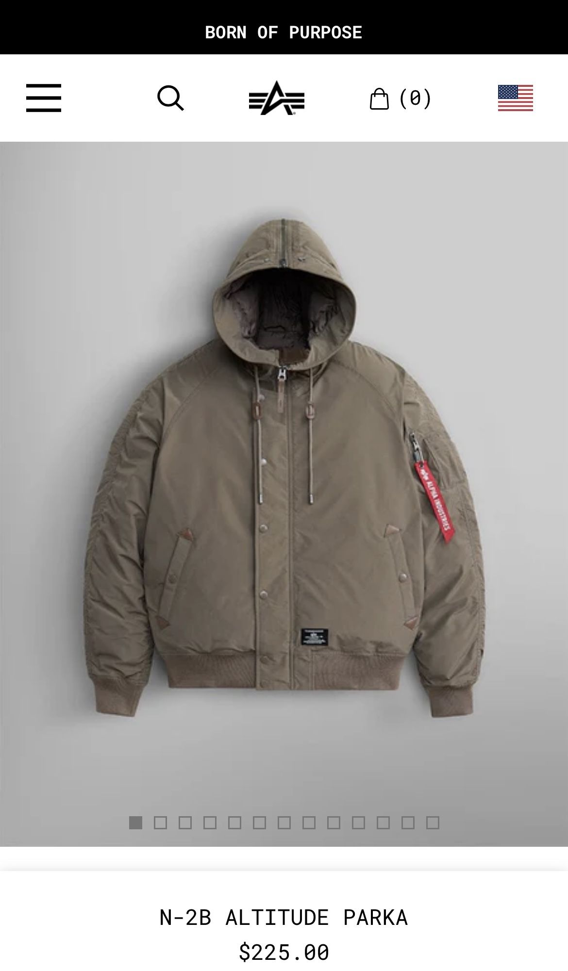  Alpha Industries N-2B Altitude Parka - Like New - Size [Medium]