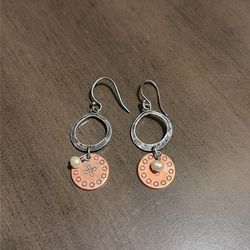 Silver earrings