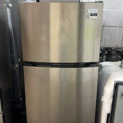 FRIGIDAIRE STAINLESS STEEL 14 CU FT REFRIGERATOR 