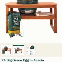 Big green Egg Size XL Like New Up For Sale!!!!!!!!!!!!!!!!!!!