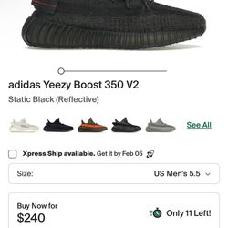 New Yeezy 350 V2 Euro 38