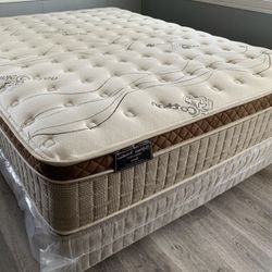 Full Organic Cloud Edition Europillow Top 12inch Mattress!!