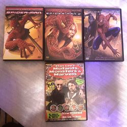 Spider-Man Limited Edition DVD Collector’s Gift Set + Bonus Spider-Man 2 & 3 DVDs Marvel Stan Lee Box