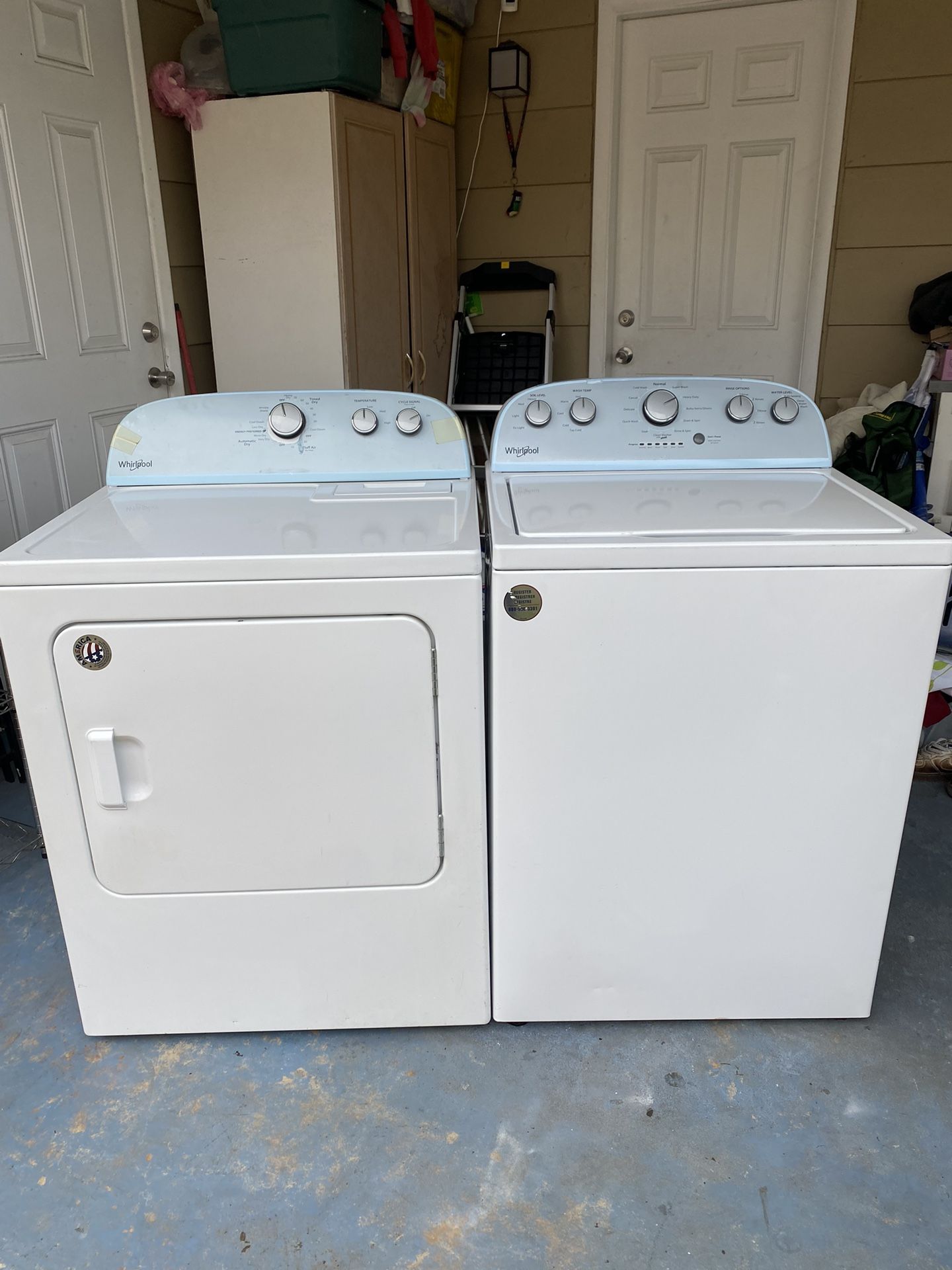 Whirlpool Washer And Dryer Like New