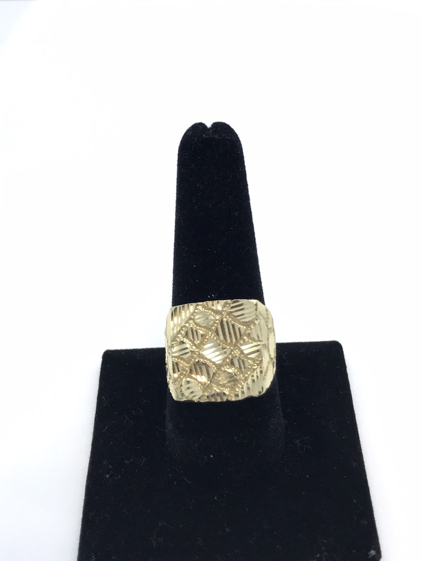 Nugget 10k Gold Ring New