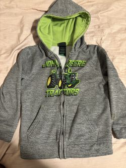 John Deere Zip Up Hoodie Boys 
