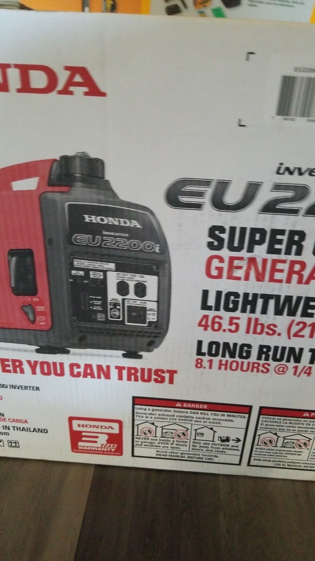 Generator eu2200i