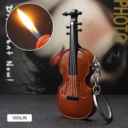 Unique Creative Guitar Lighter - Refillable Butane Windproof Lighter