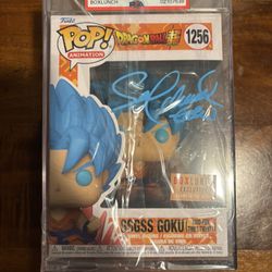Goku Graded Signed Funko Pop Psa9