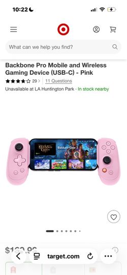 Backbone pro pink gaming device