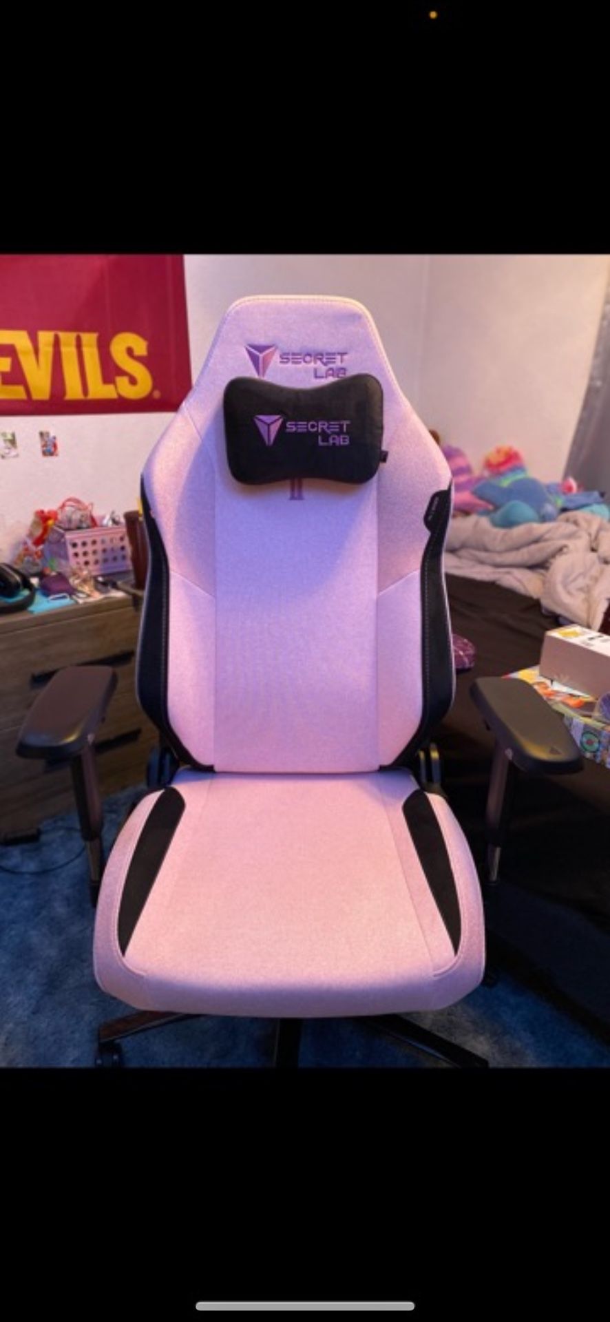 Pink Secret Lab Gaming Chair