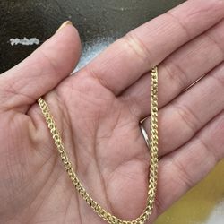 10k SEMI SOLID FRANCO BRACELET 