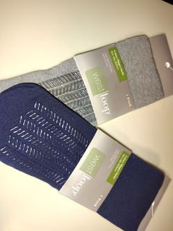 West Loop Unisex Slipper Socks with Non-Slip Bottom