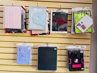 Cases for iPhones, Samsung and IPads available for $9.99 and up