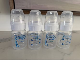 Four 2oz Dr. Browns Bottles