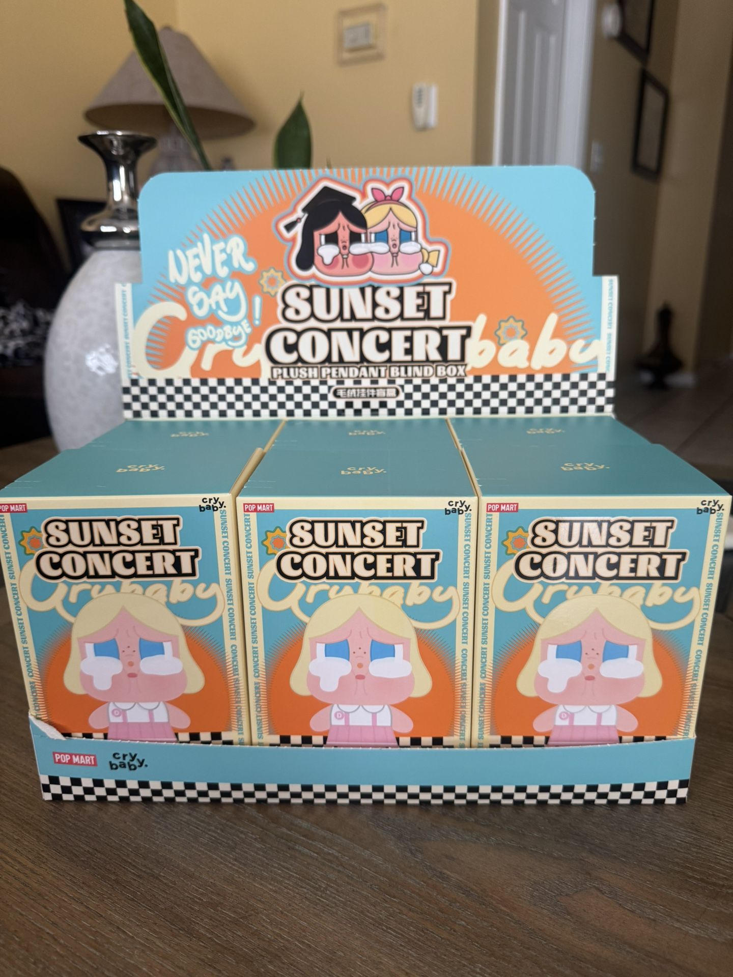 CRYBABY Sunset Concert Series - Plush Pendant Blind Box 🌤️